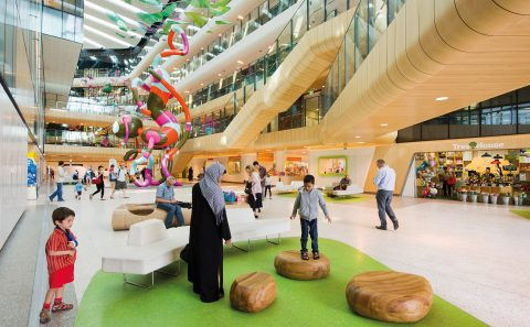 Royal Children's Hospital Main Street Atrium Melbourne BLP